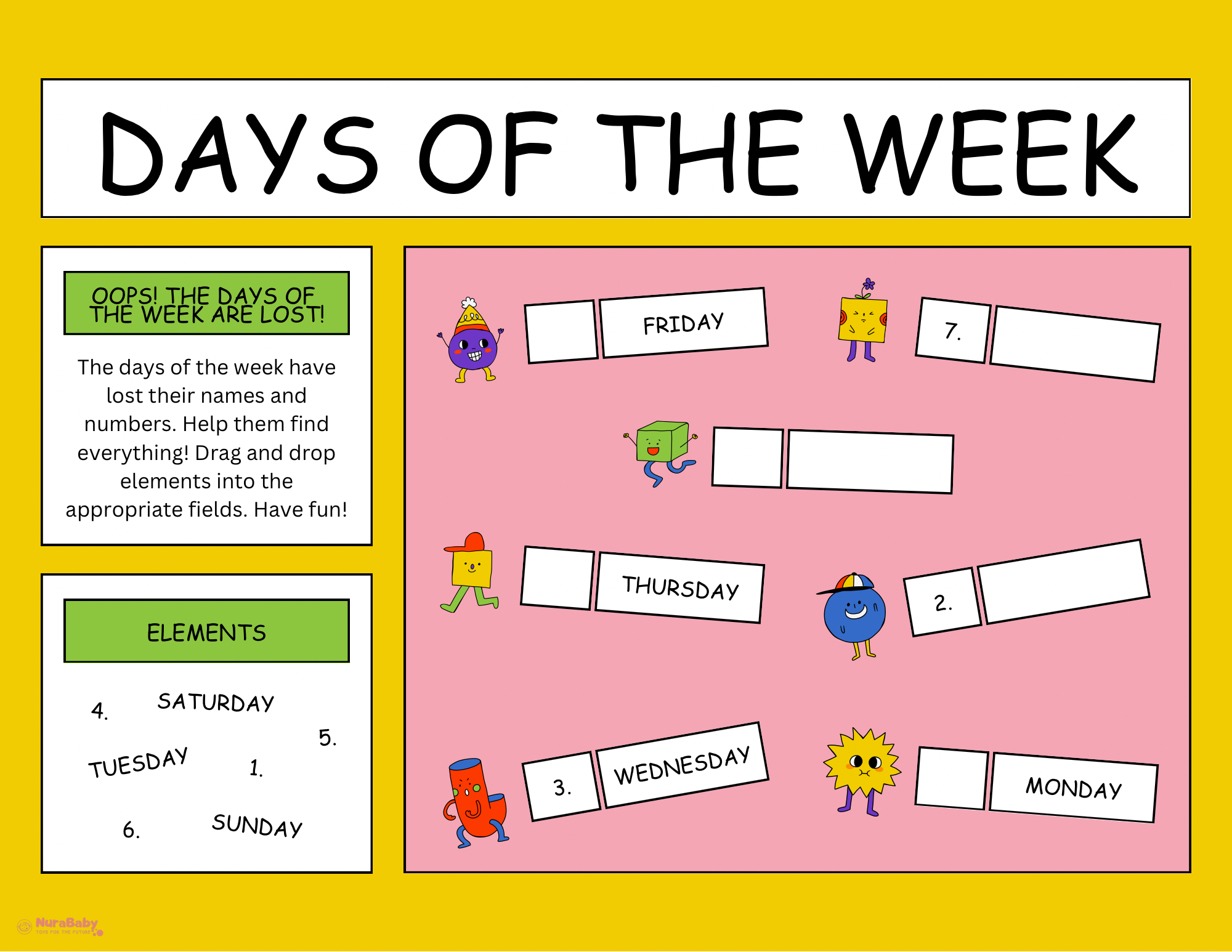 Learning the Days of the Week – Fun Puzzle Time! 