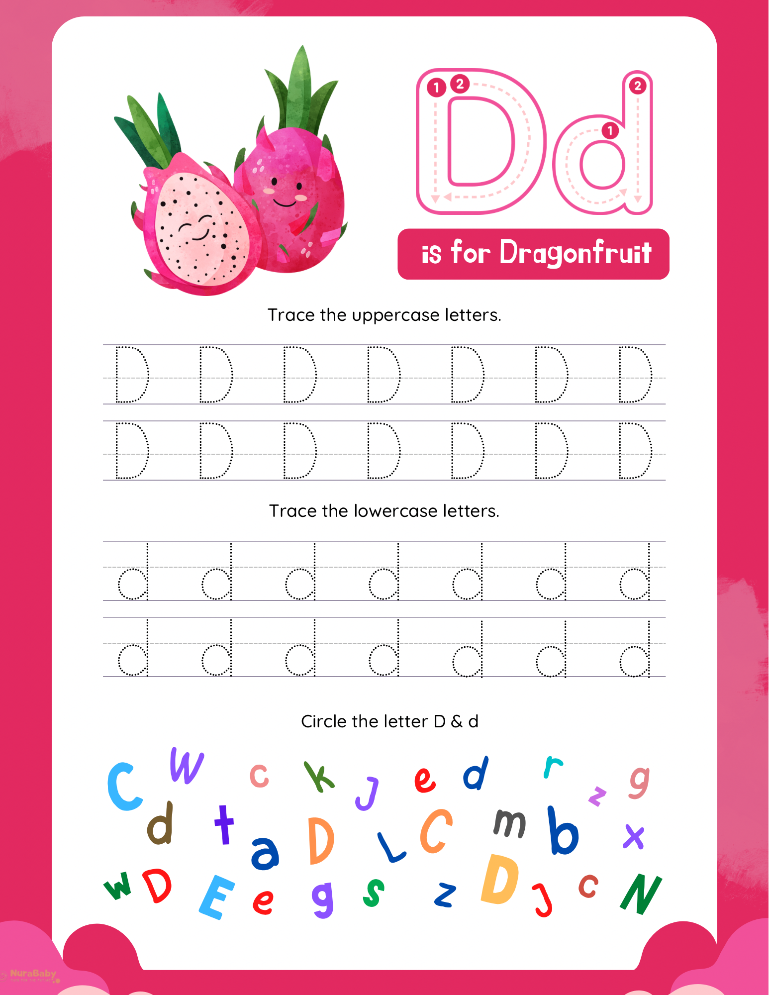 🍓✨ D is for Dragonfruit! ✨🍓