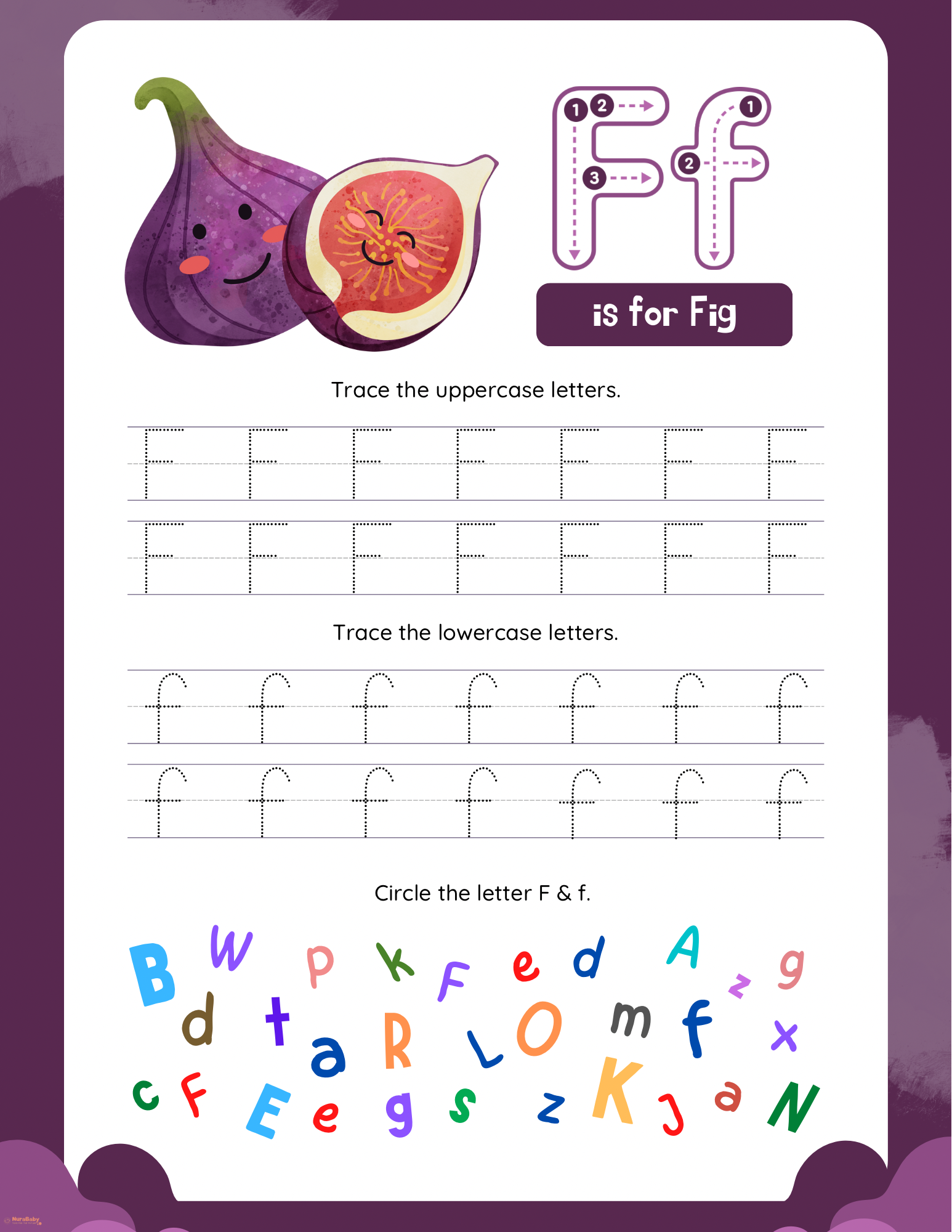 🍽 F is for Fig! A Fun & Fruity Way to Learn the Letter Ff
