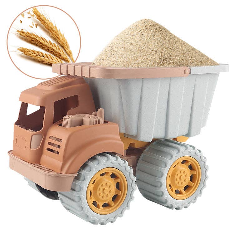 MyKids-USA™ - Children’s Wheat Straw Medium Beach Simulation Construction: Blue / Average Size 0-12Y)