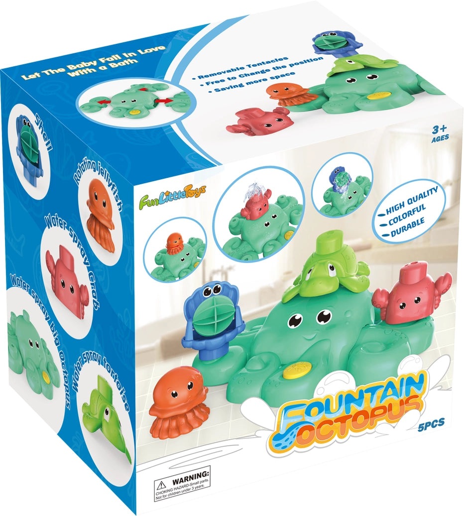 Bath Toys for Toddlers 5 PCs Bath Tub Toys Set