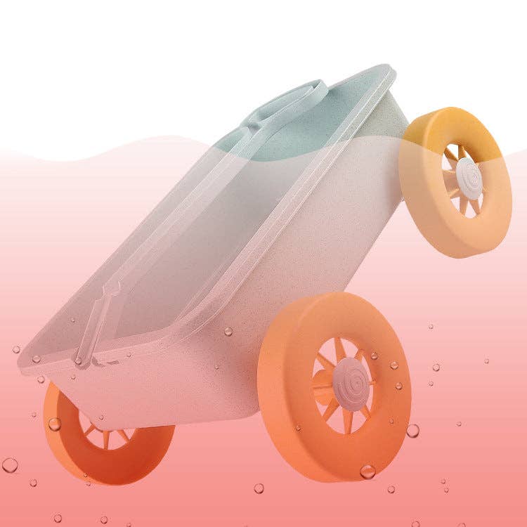 MyKids-USA™ - Children’s Wheat Straw Little Boy Beach Pusher: Blue / Average Size 0-12Y)