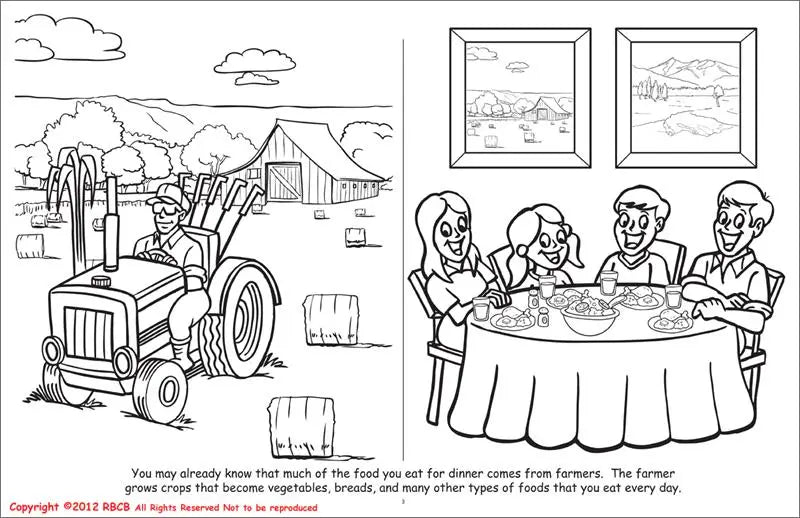 All About Agriculture Laptop Coloring Book 17"x11"