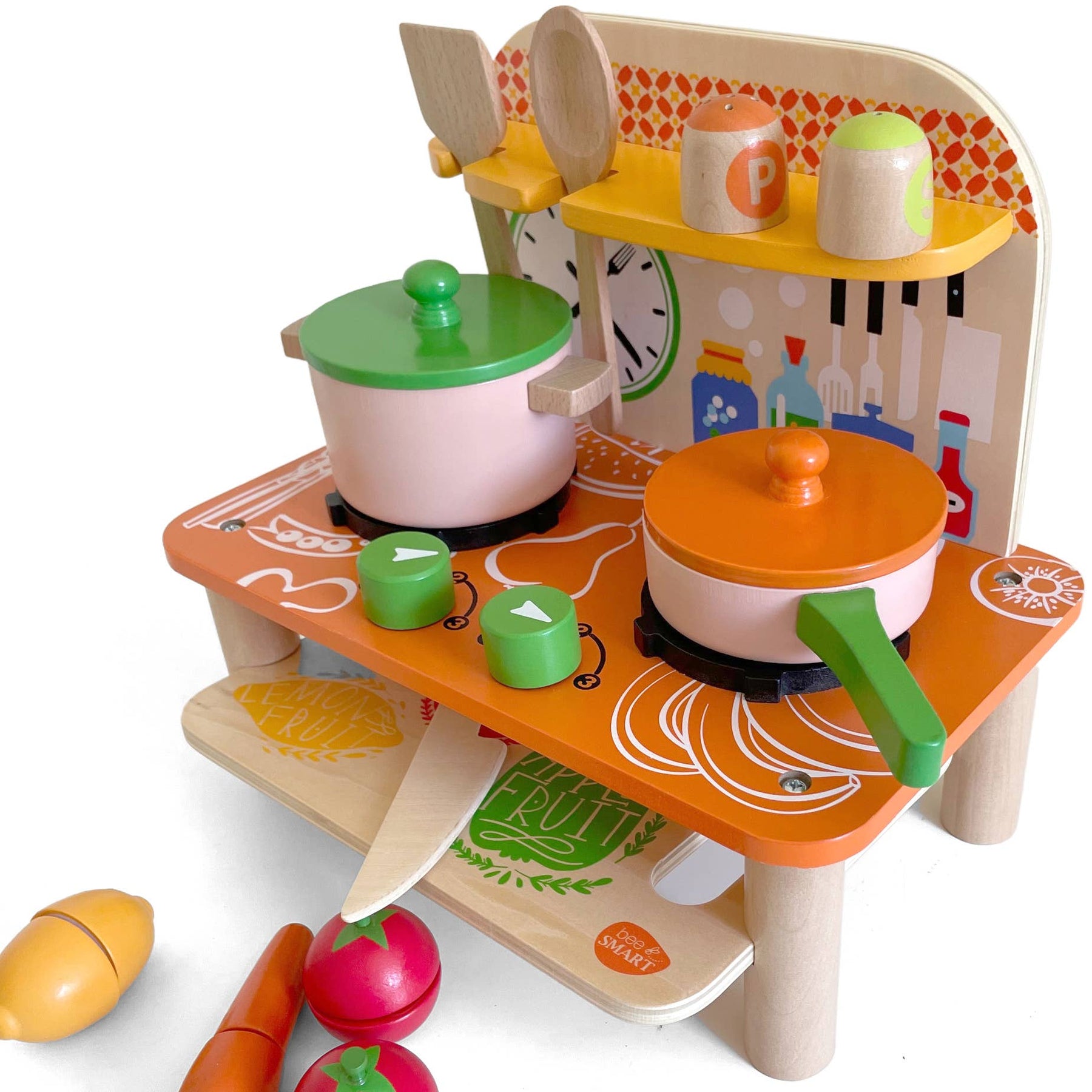 WOODEN KITCHEN PLAYSET