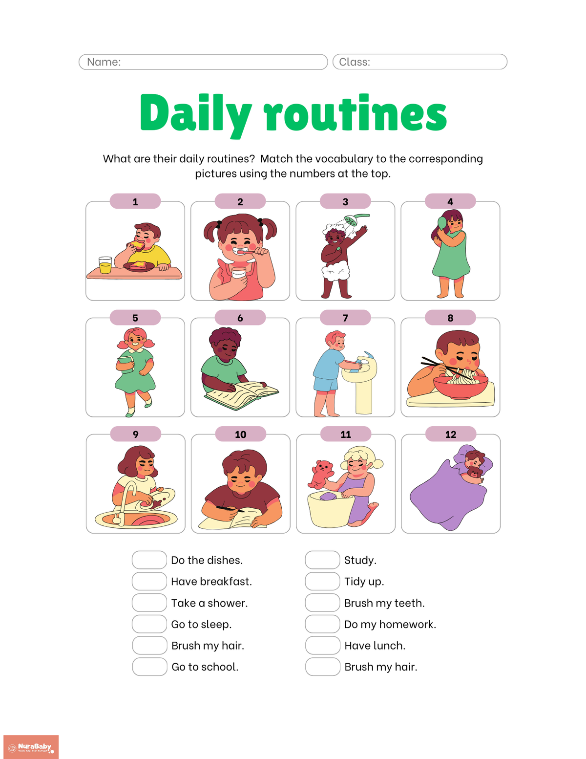 Daily Routine Activity Baby Toddler Daily Routine: A Simple Guide for Happy Days - Nura Baby