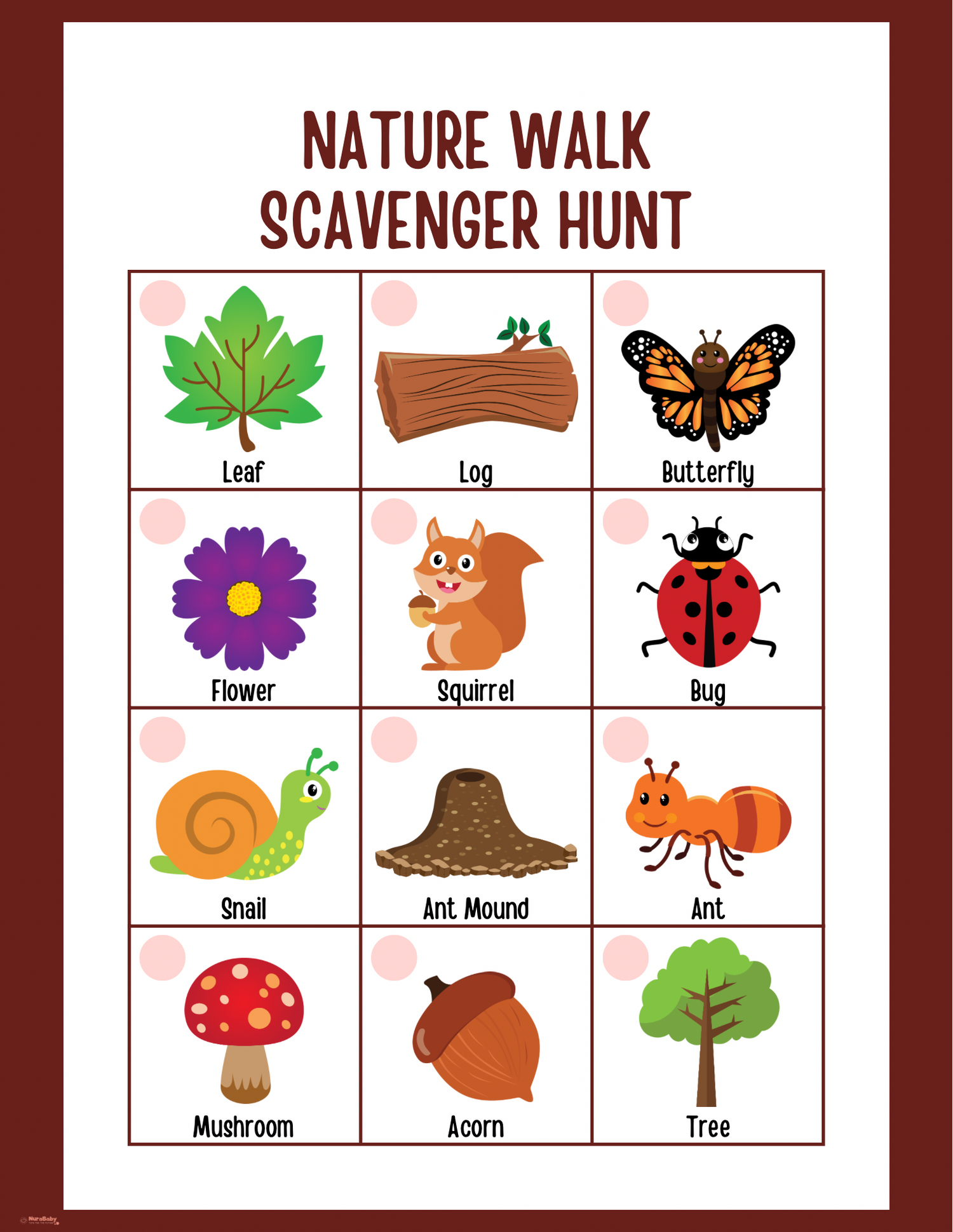 🌿 Nature Walk Scavenger Hunt: A Fun &amp; Educational Outdoor Adventure for Kids