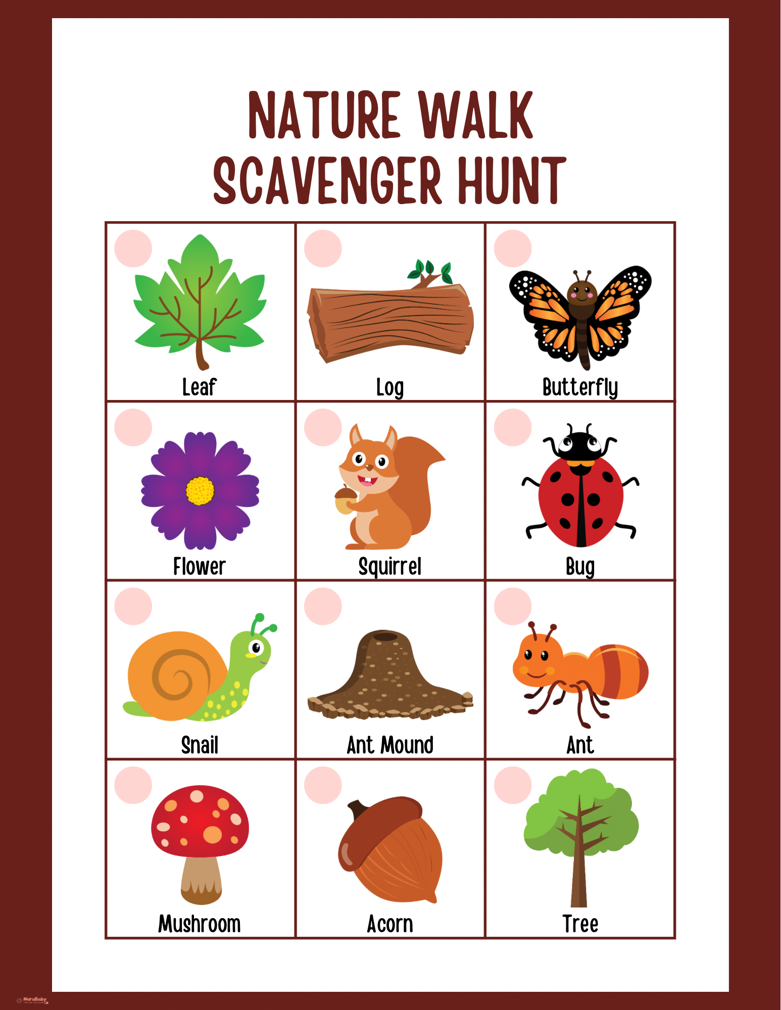 🌿 Nature Walk Scavenger Hunt: A Fun &amp; Educational Outdoor Adventure for Kids