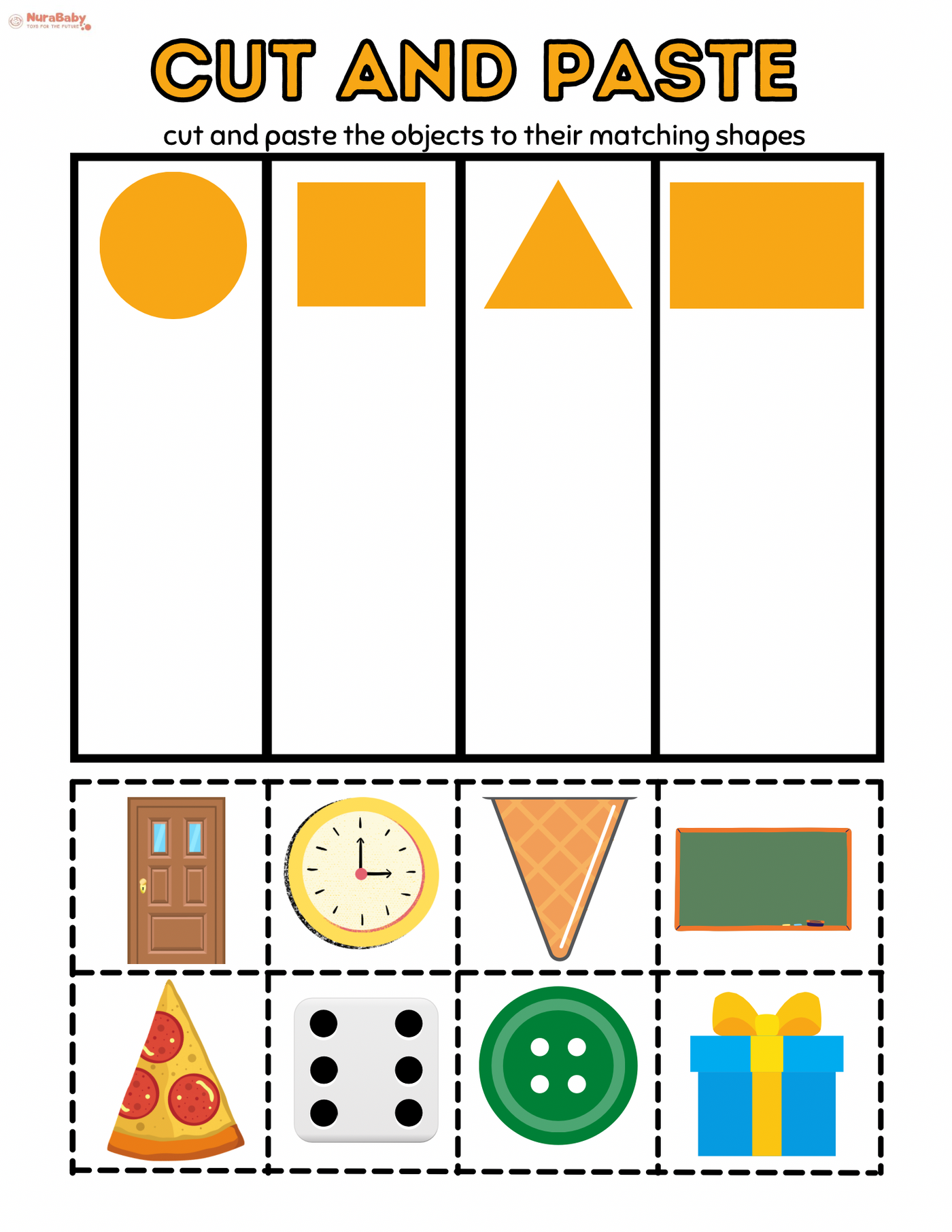 Fun Cut and Paste Activities - Nura Baby