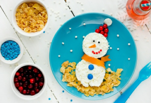 Make a Healthy Snowman Breakfast