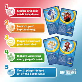 Top Trumps USA, Inc. - Sonic The Hedgehog Top Trumps Card Game