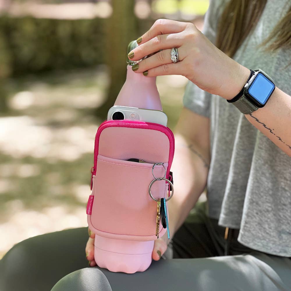 Tech Candy - BOTTLE SERVICE DRINK BOTTLE FANNY PACK: Navy