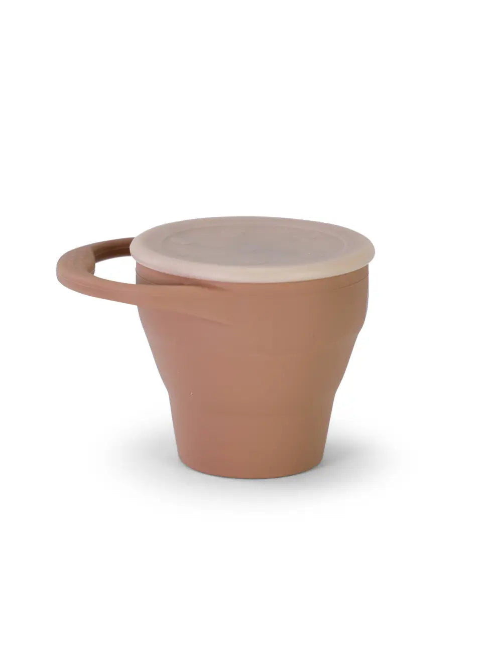 Miminoo - Collapsible Silicone Snack Cup - Taupe