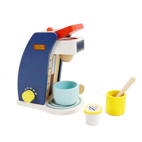 Leo & Friends - Leo & Friends Wooden Coffee Maker Set - 6 Piece Coffee Grinder Kit for Kids 3+ | Perfect Educational Wooden Play Kitchen Set Gift for Holidays & Birthdays