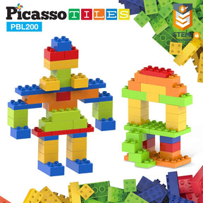 Large Brick Building Blocks - 200pc