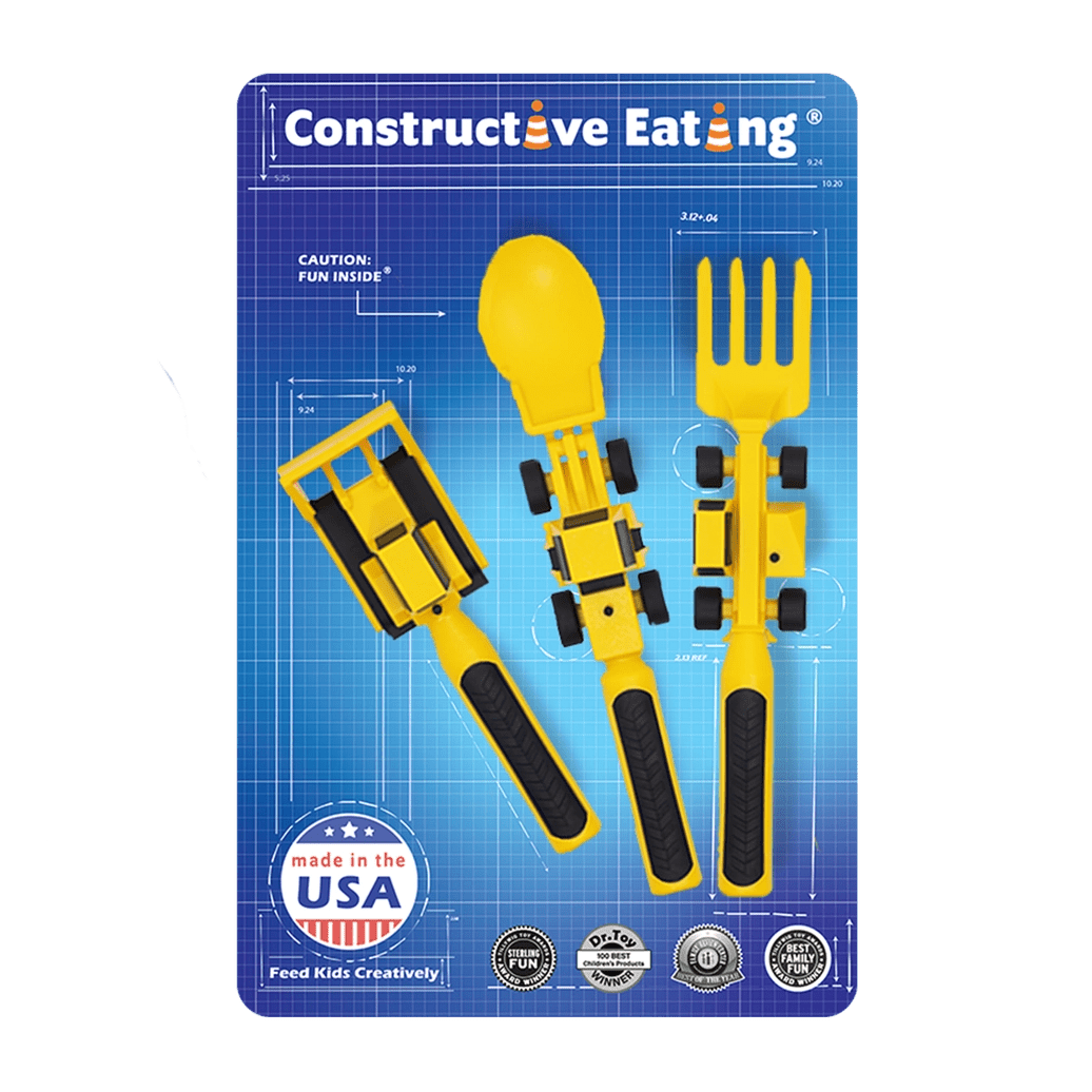 Constructive Eating - Set of 3 Construction Utensils