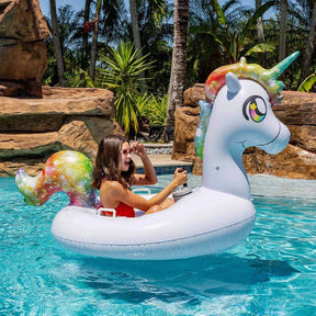 PoolCandy - Tube Runner Motorized Unicorn Pool Float Special Edition