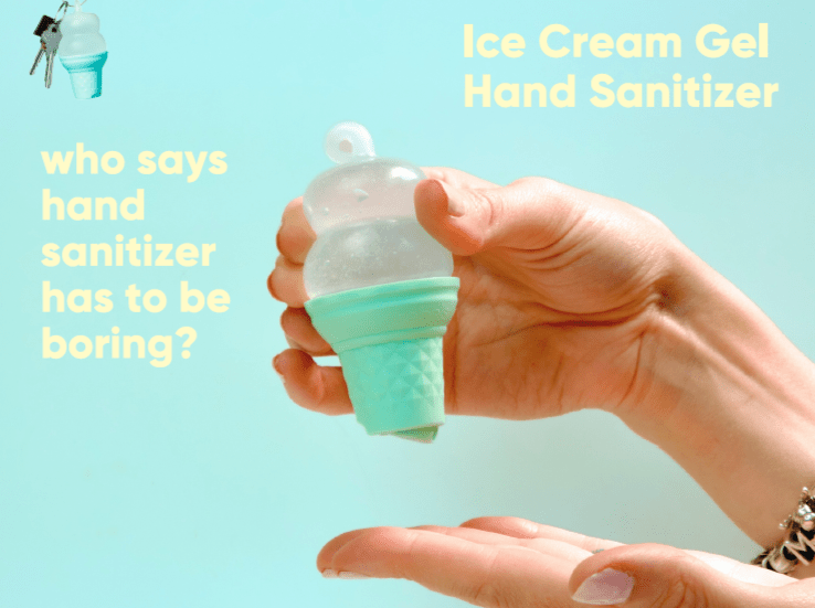 Rebels Refinery - Ice Cream Hand Sanitizer GEL REFILLABLE 40ml