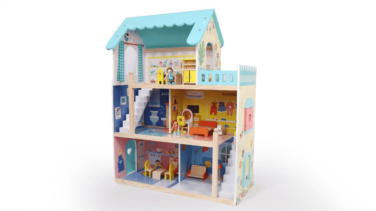 Dream Doll House, dollhouse, durable dollhouse