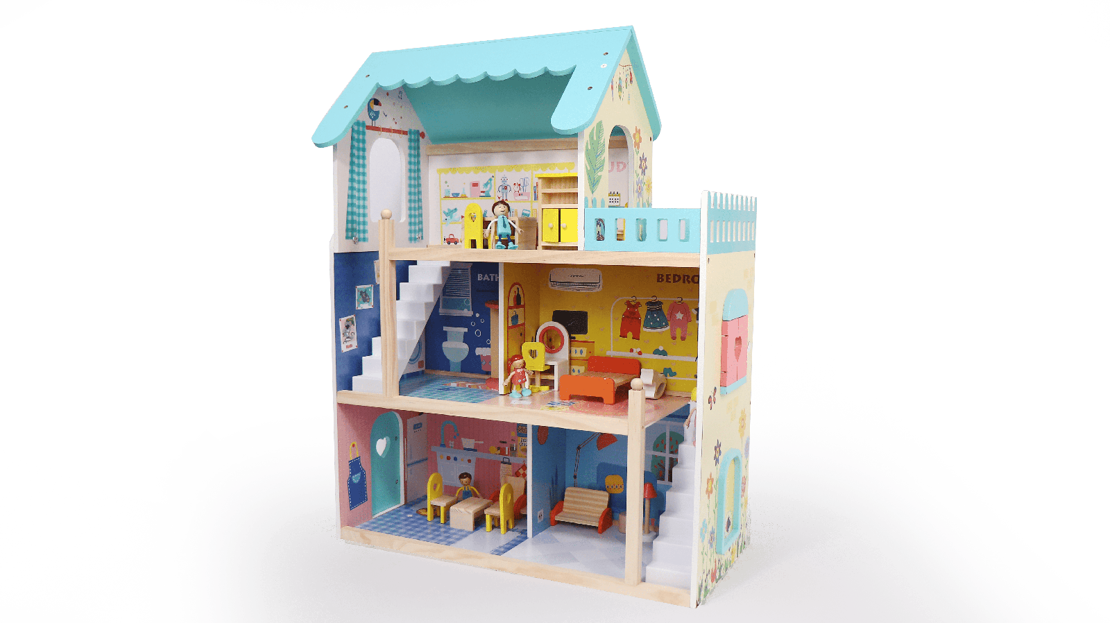 Dream Doll House, dollhouse, durable dollhouse