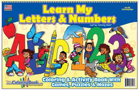 ABC-123 LapTop Coloring Book 17"x11"