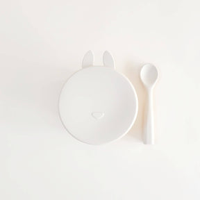 Bunny Suction Bowl + Spoon