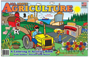 All About Agriculture Laptop Coloring Book 17"x11"