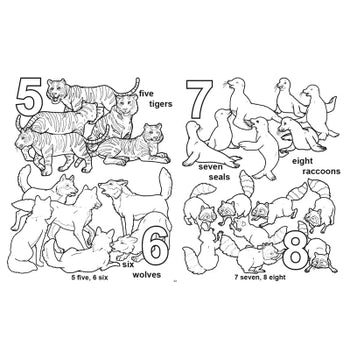 ABC-123 LapTop Coloring Book 17"x11"