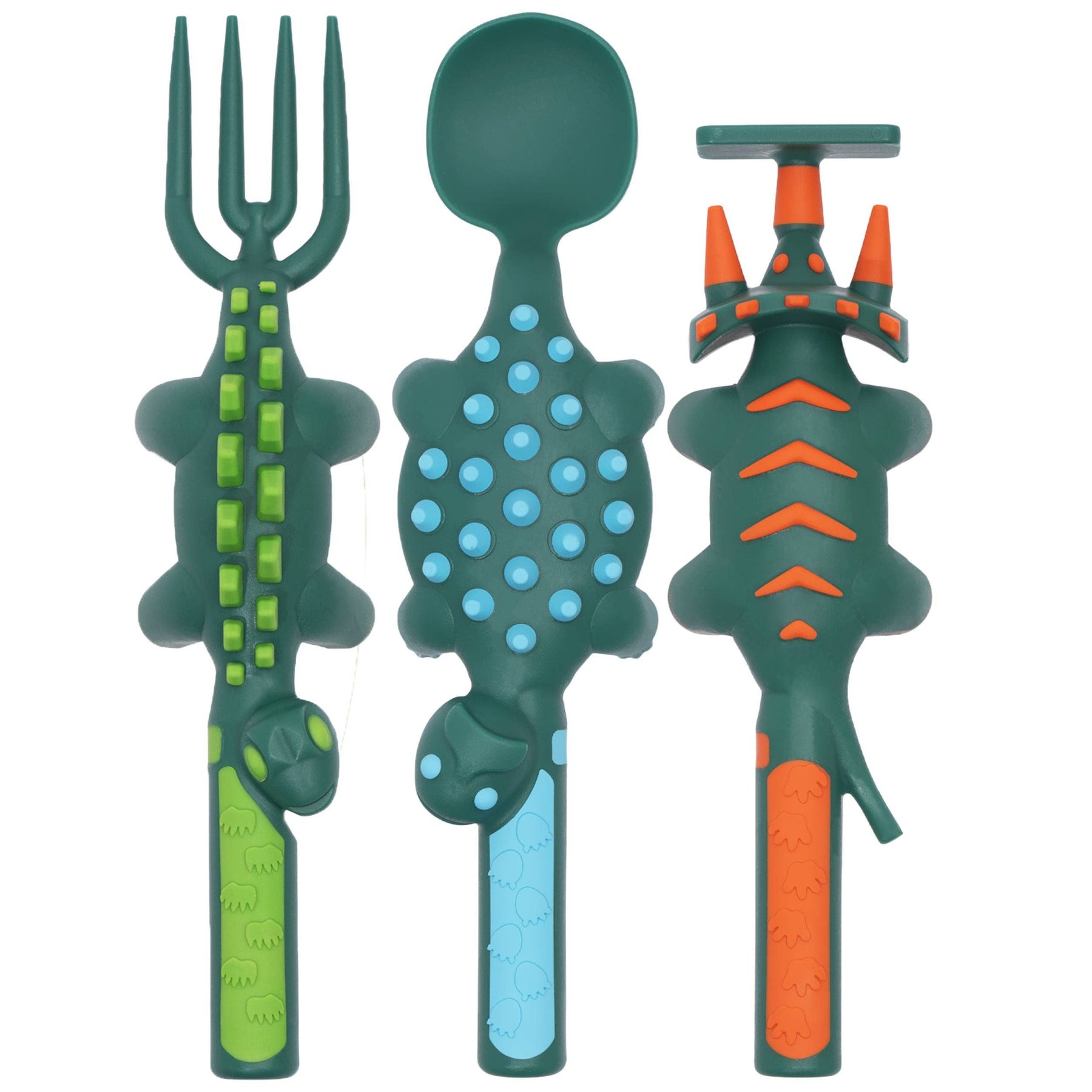 Constructive Eating - Set of 3 Dino Utensils