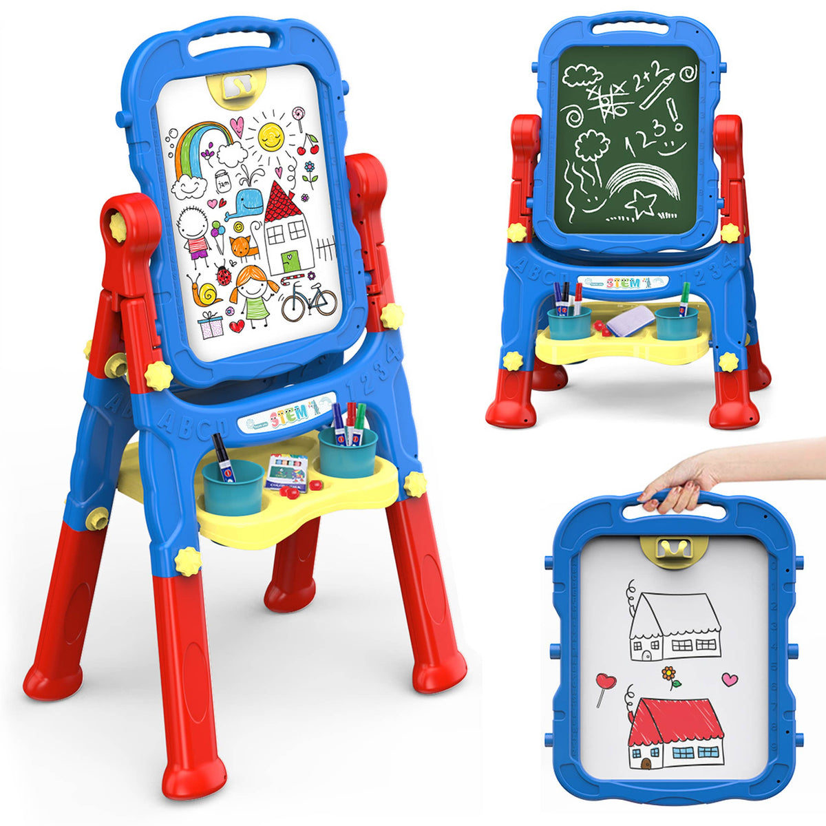 PicassoTiles - All-in-one Art Easel With Accessories