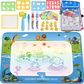 Water Doodle Drawing Mat Art Supplies Coloring Painting