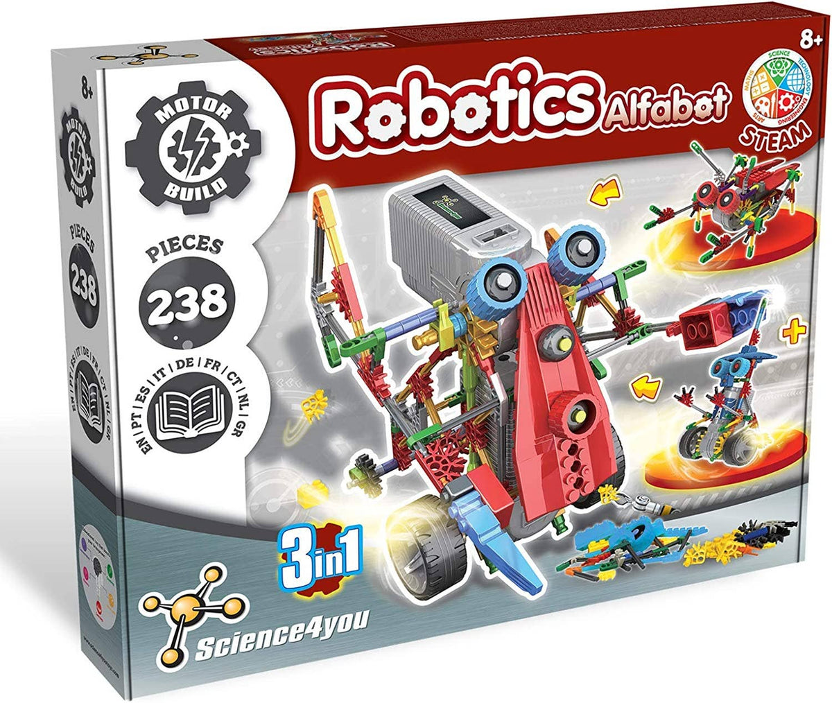 Science4you - Robotics Alfabot - Science Toys for Kids in 8 languages