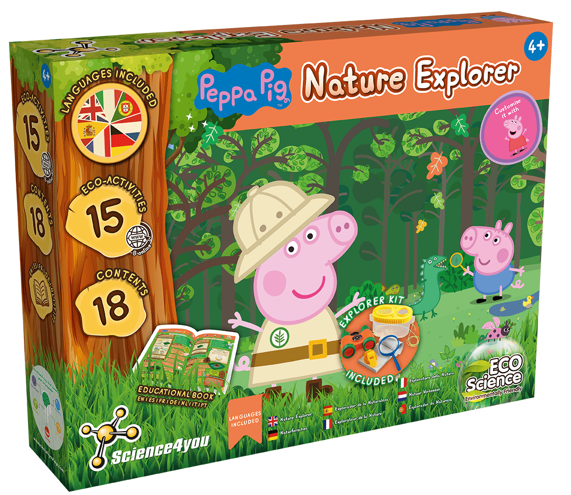 Science- Peppa Pig Nature Explorer - Toy for Kids in 7 languages