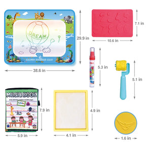 Water Doodle Drawing Mat Art Supplies Coloring Painting