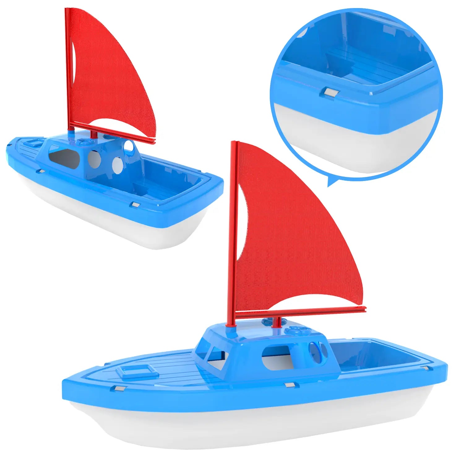 Children's Water Play Boat Baby Color Cognition Yacht - Temu