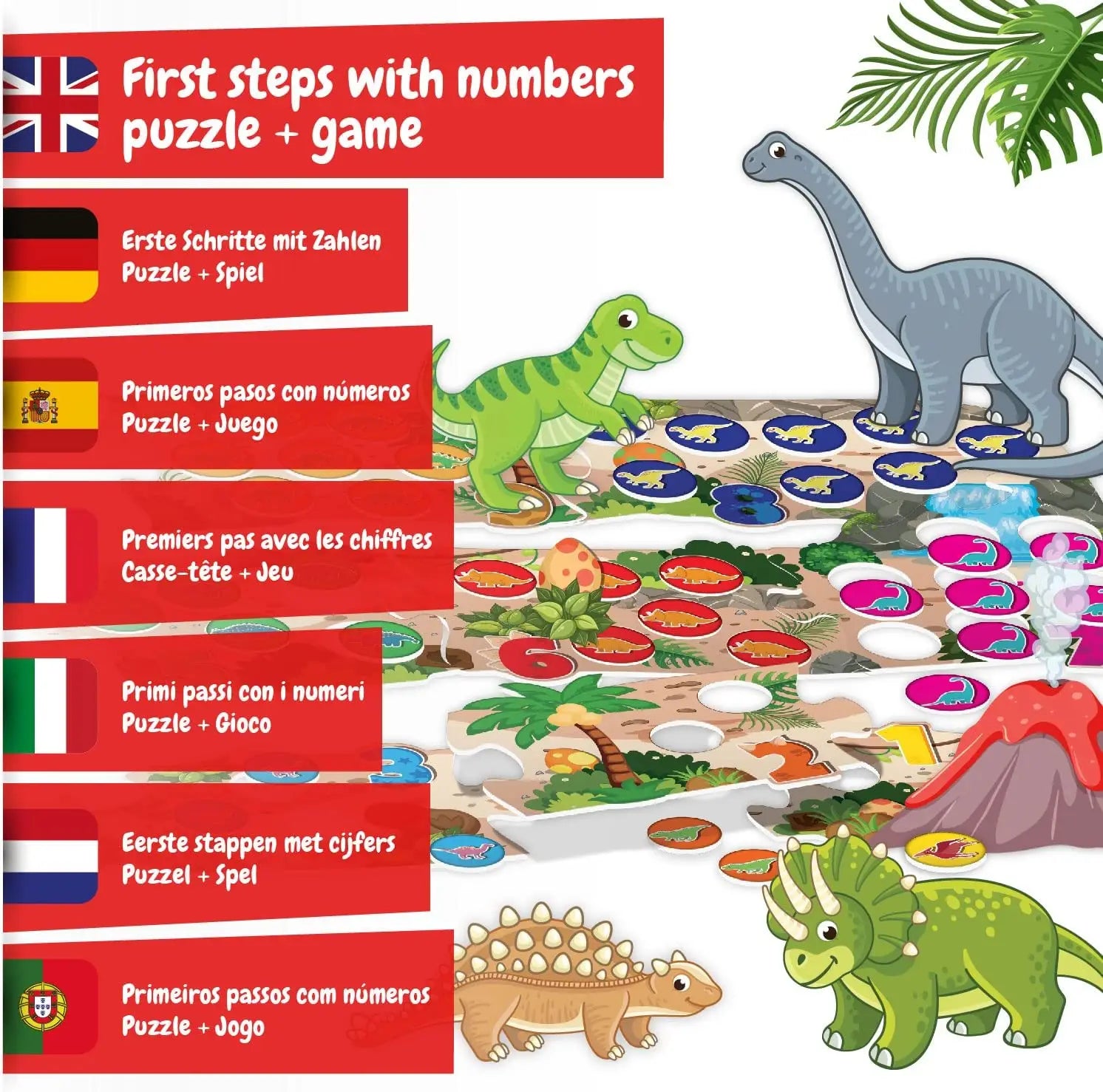 Science-First Steps With Numbers Dinosaurs - Toy, Game for Kids