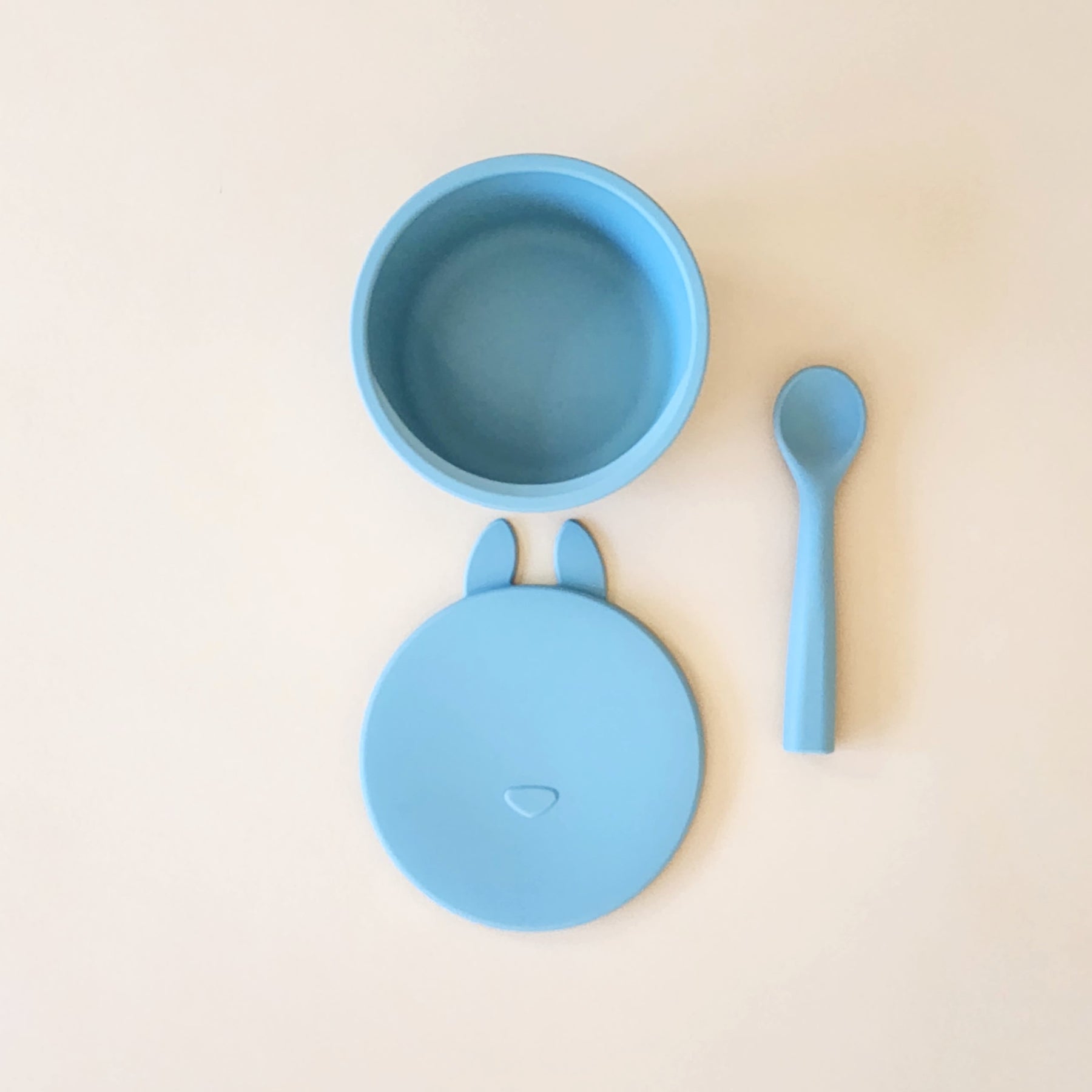 Bunny Suction Bowl + Spoon