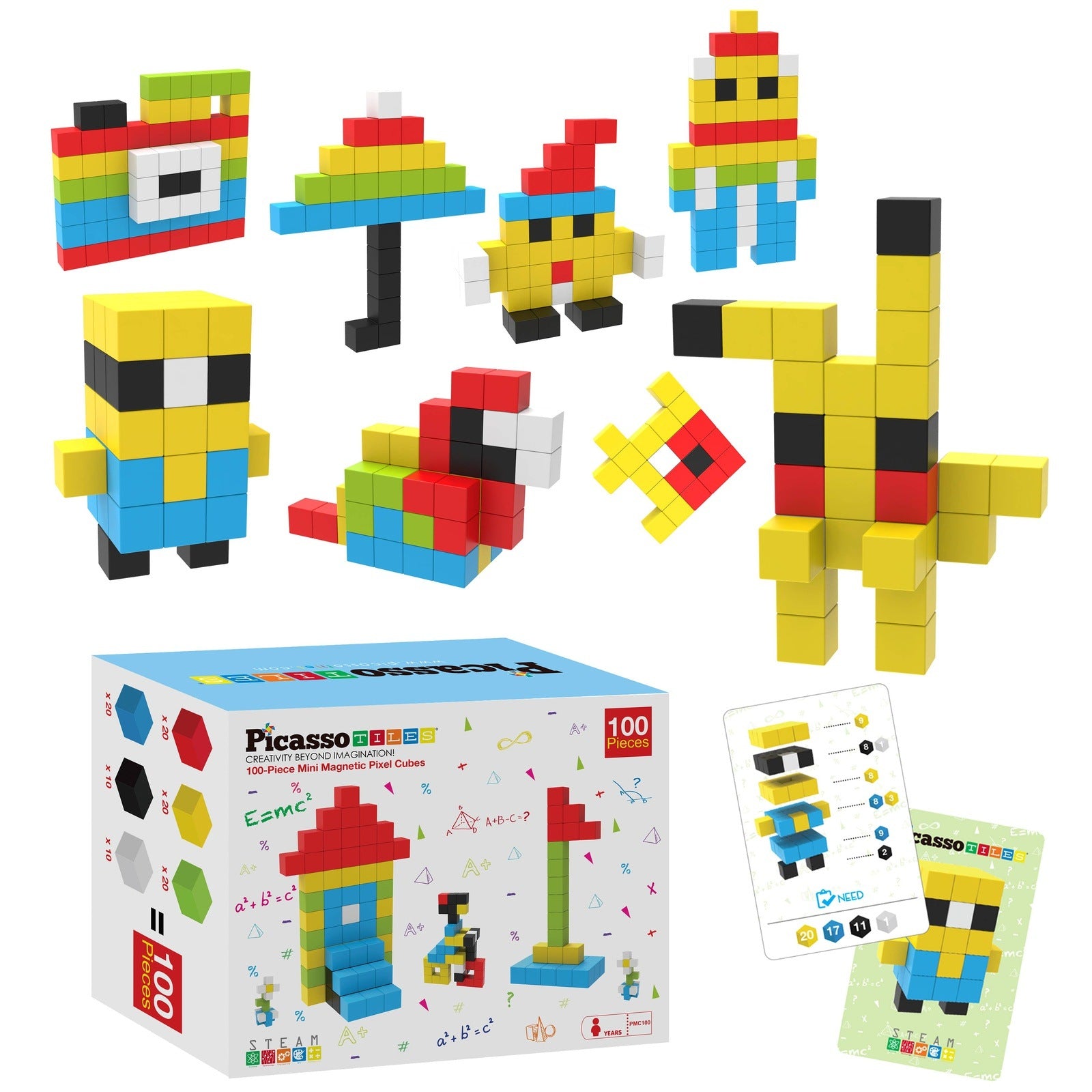 Mini Magnetic Cube Set - 100pc